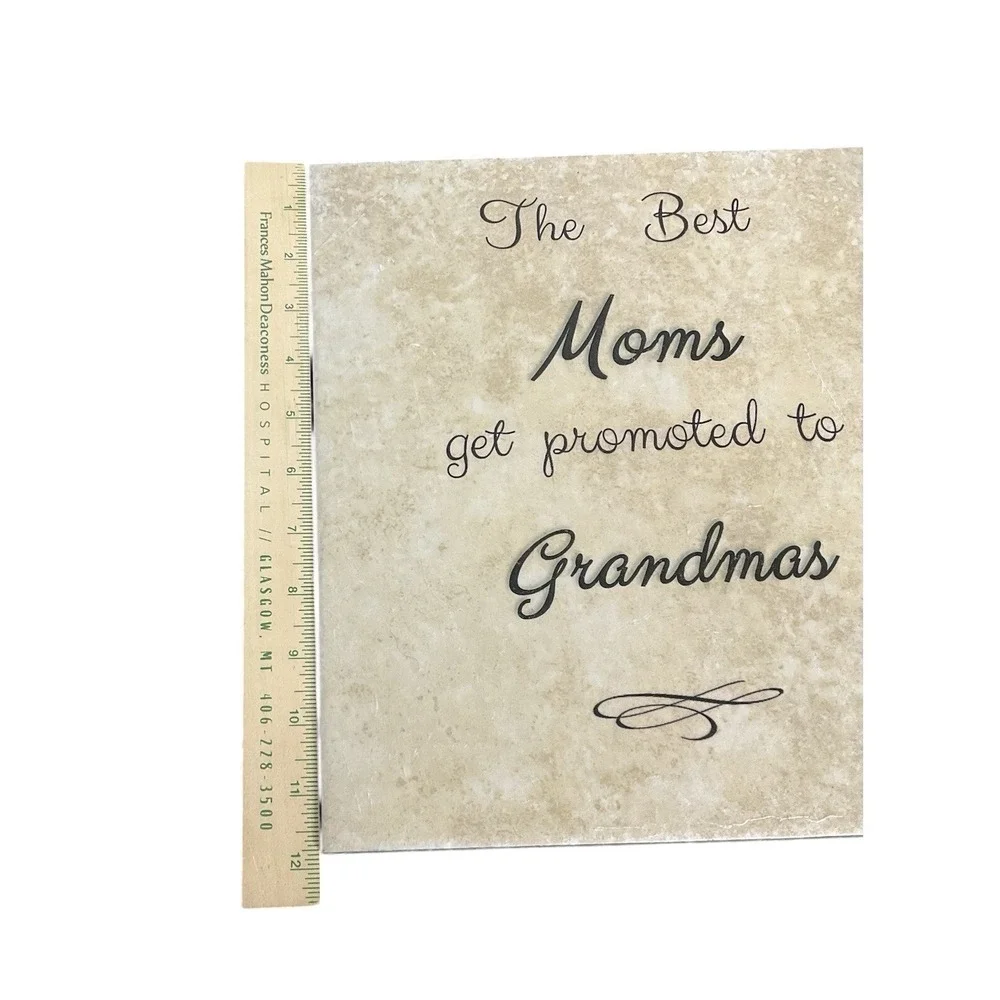 Best Moms Get‎ Promoted to Grandmas Ceramic Tile Sign Decor Gift